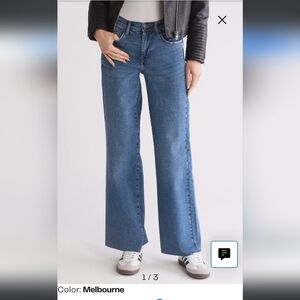 kensie The Kaya High Rise Wide Leg Jeans Size 6/28 NWT